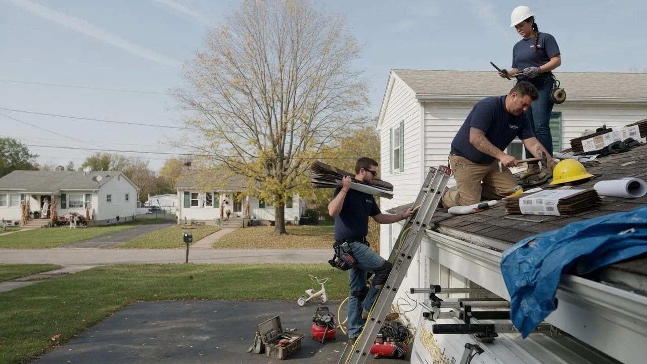 Local Roofing Contractors in Kincaid, KS near me